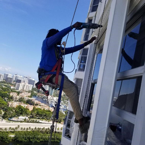 Shutter maintenance example