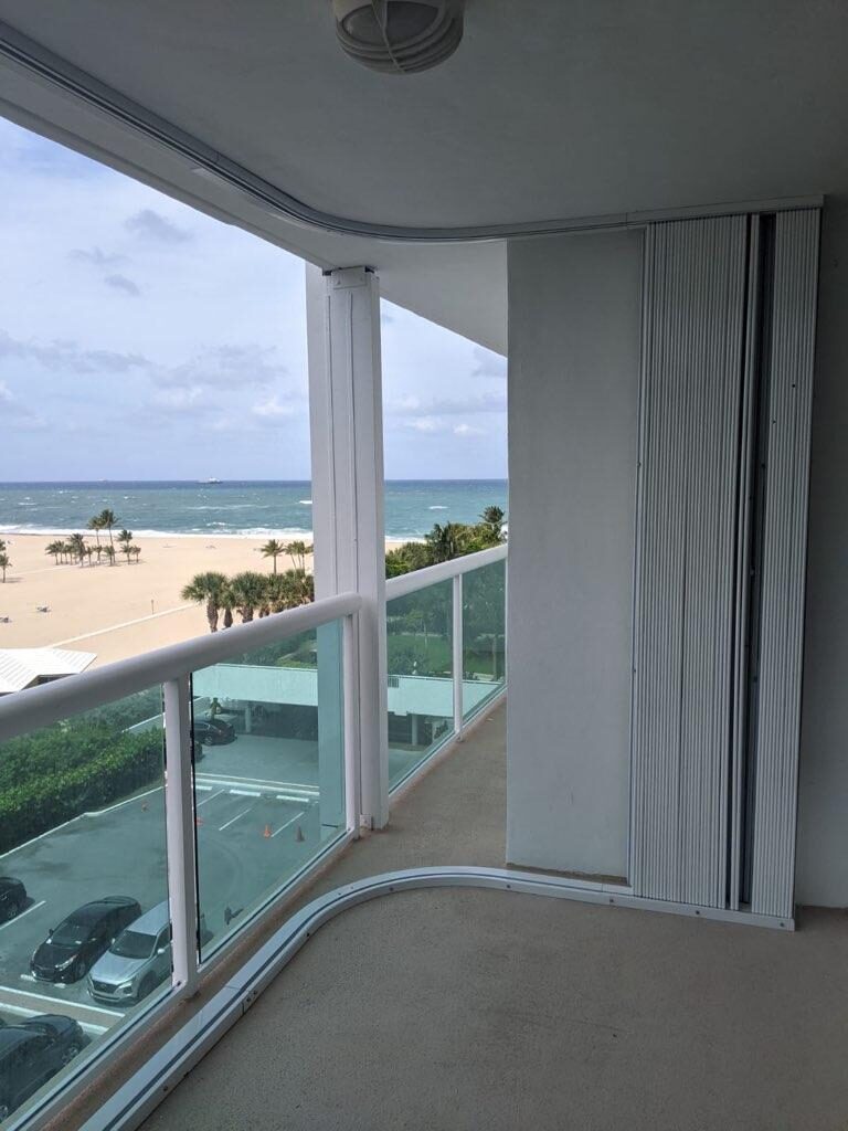 Accordion Shutters- Curved Track